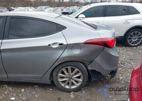 2015 Hyundai Elantra Se (Ulsan Plant) z USA, uszkodzony, nr VIN KMHDH4AE3FU420702